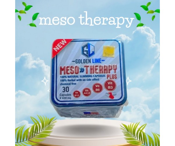 كبسولات ميزو ثيرابي بلس للتخسيس من جولدن لاين - حرق الدهون وإنقاص الوزن.