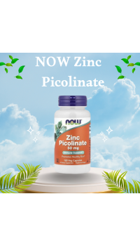  NOW Zinc Picolinate – الزنك لدعم المناعة والبشرة معدن أساسي لصحة الجلد 